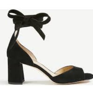 Ann Taylor Nika Suede Block Heels 9.5